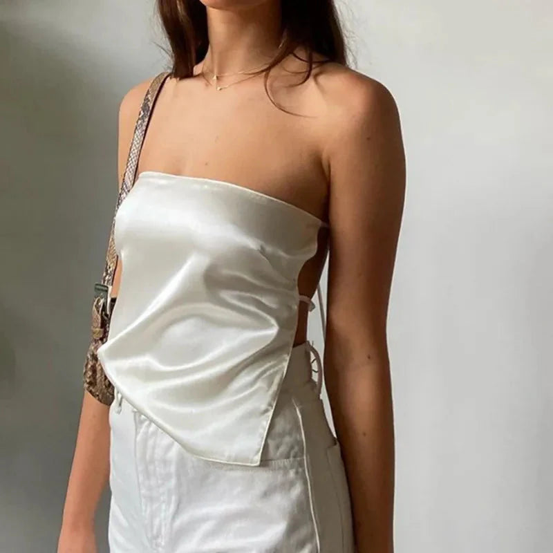 Strapless Bandage Bshoptier Crop Top