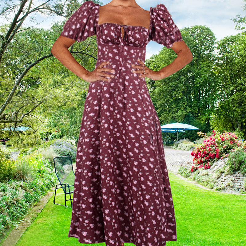 Tiny New Blossoming Narrow Fit Opening Camisole Blossoming Dress