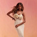 Charming and Seductive Flower Camisole Flower Dress