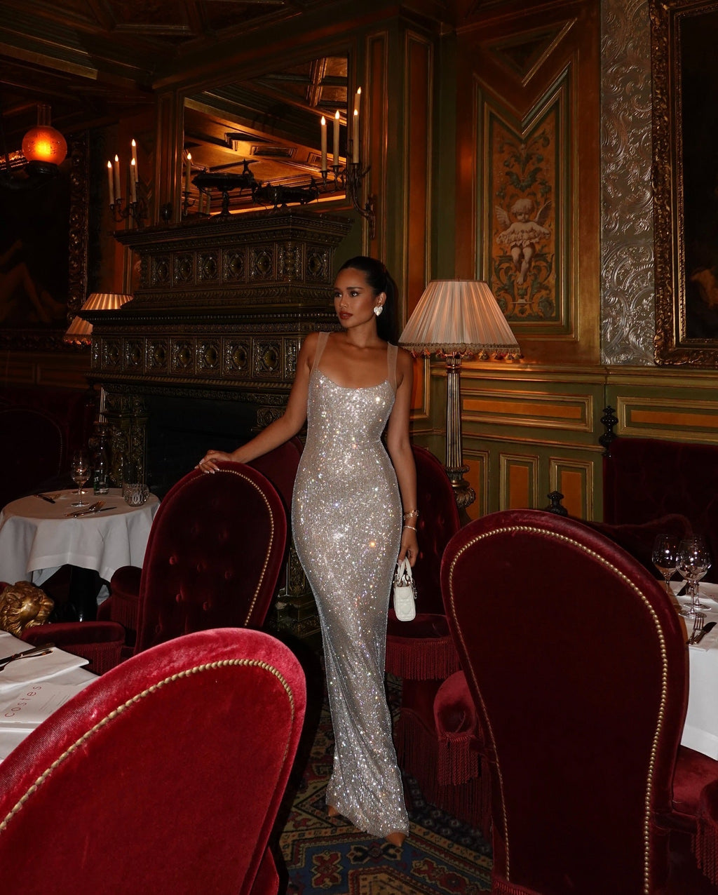 Iridescent Sequin Mermaid Homecoming Dress