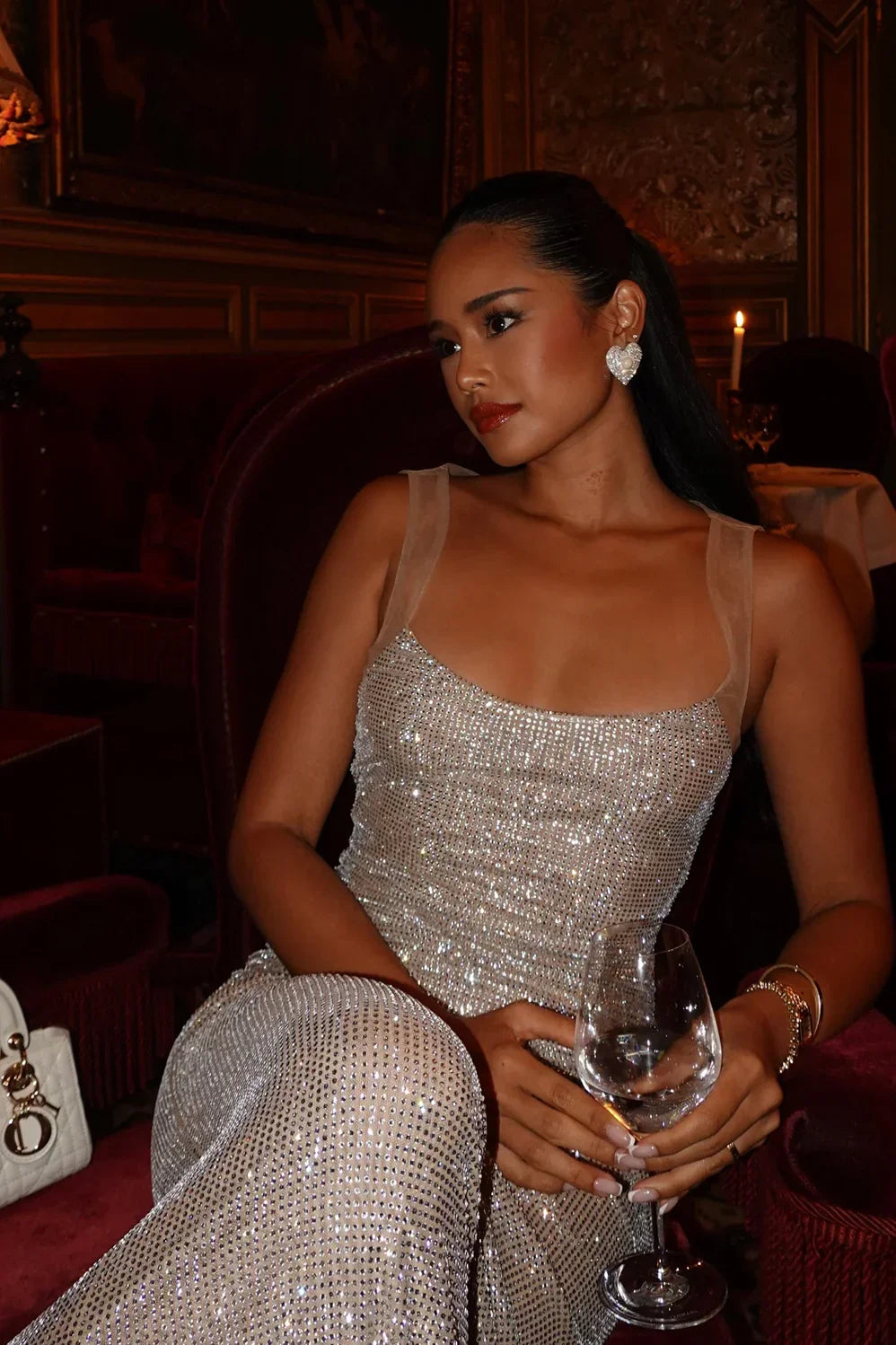 Iridescent Sequin Mermaid Homecoming Dress