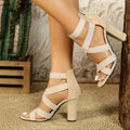 Quinn | Stylish Chunky Heels Orthopedic Sandals