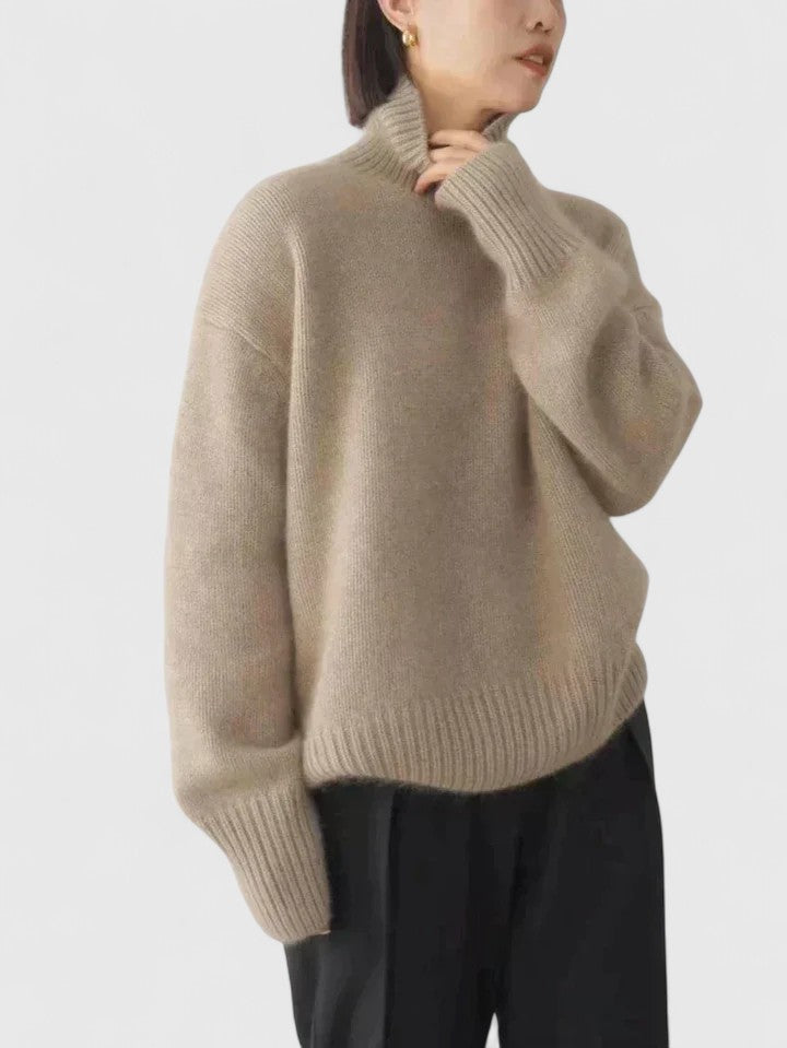 Alizandra | Women's Oversized Luxury Turtleneck Sweater