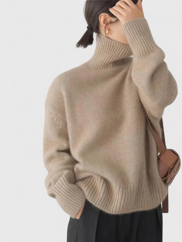 Alizandra | Women's Oversized Luxury Turtleneck Sweater