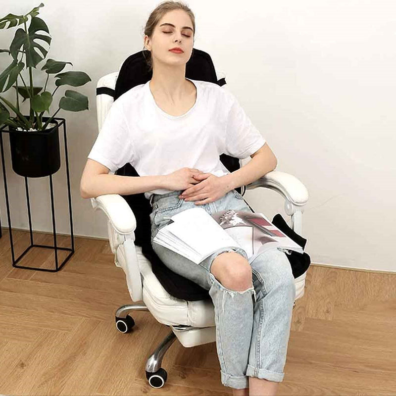 8 Mode Massage Chair Pad With Heated Back Neck Cushion For Car & Home