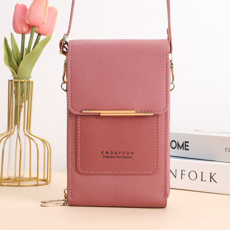 Ciara - Stylish Mobile Phone Messenger Bag With Touch Screen