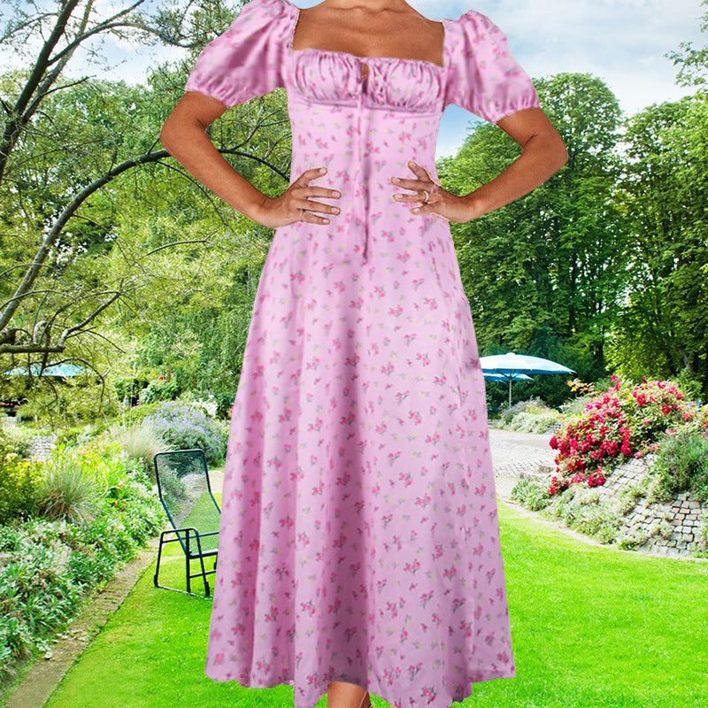 Tiny New Blossoming Narrow Fit Opening Camisole Blossoming Dress