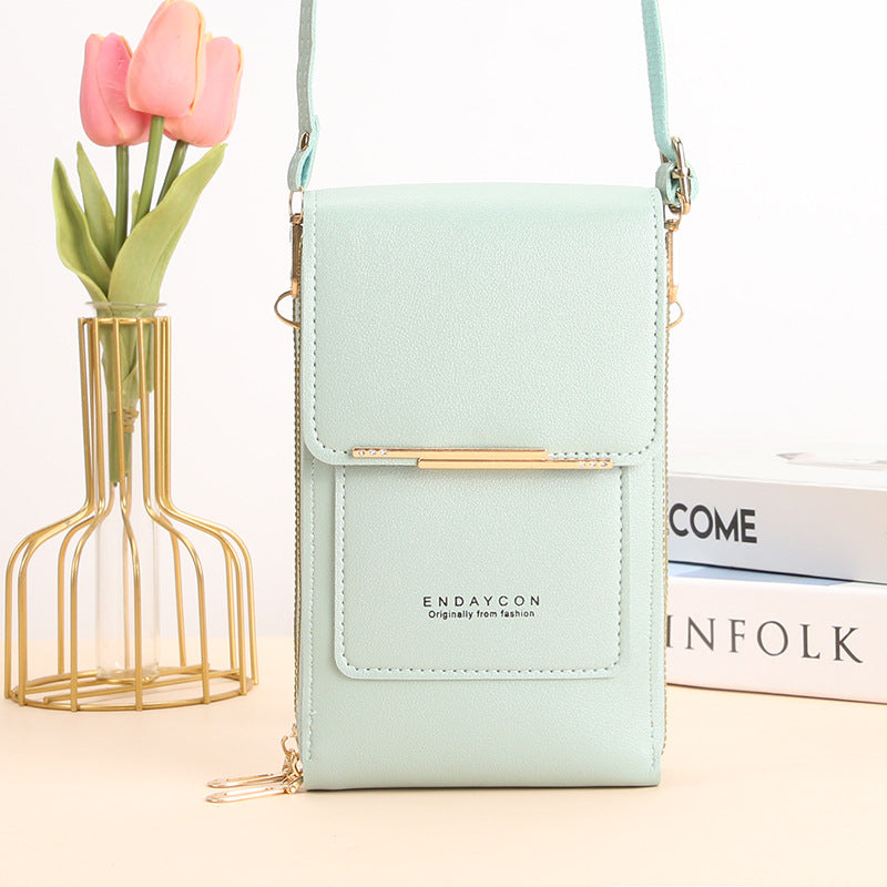 Ciara - Stylish Mobile Phone Messenger Bag With Touch Screen