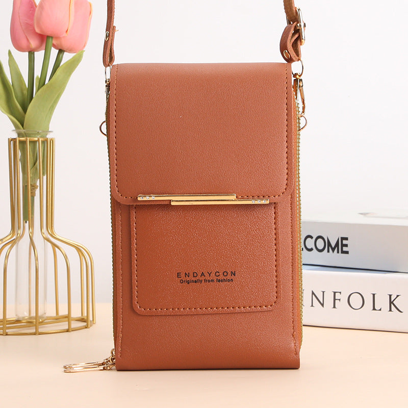 Ciara - Stylish Mobile Phone Messenger Bag With Touch Screen
