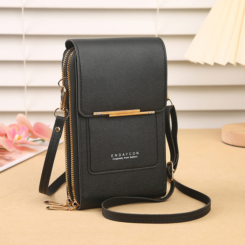 Ciara - Stylish Mobile Phone Messenger Bag With Touch Screen