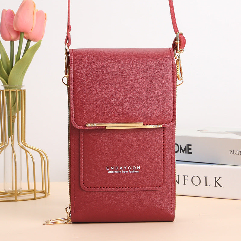 Ciara - Stylish Mobile Phone Messenger Bag With Touch Screen