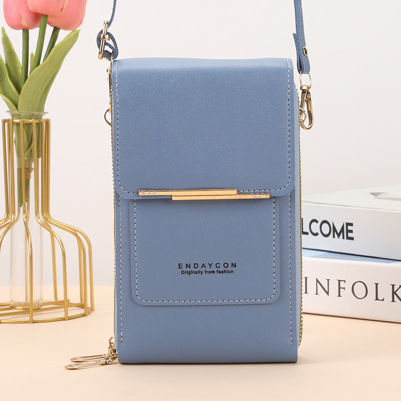 Ciara - Stylish Mobile Phone Messenger Bag With Touch Screen