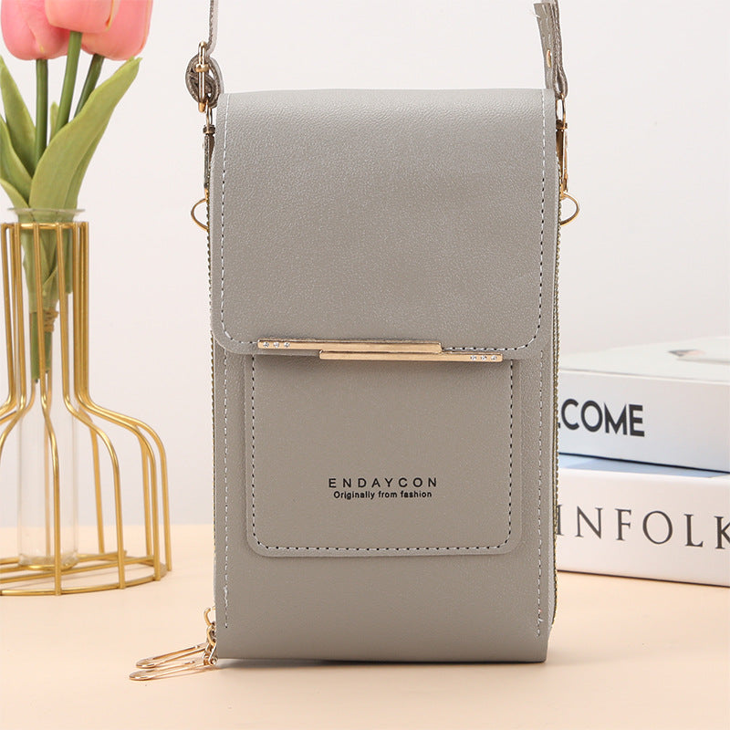 Ciara - Stylish Mobile Phone Messenger Bag With Touch Screen