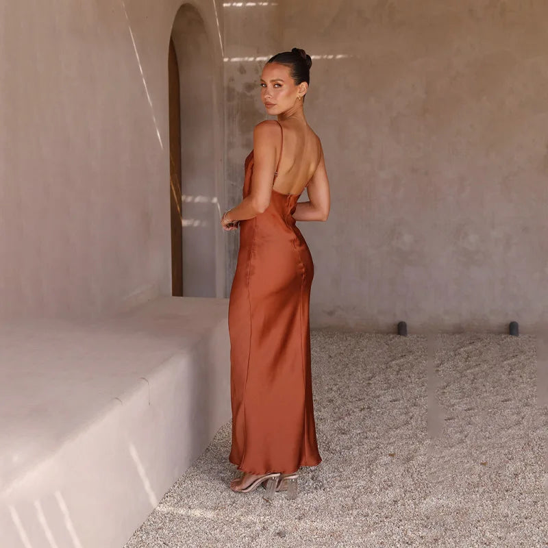 Sorrel | Radiant Satin Gown