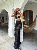 Knot Pants Bandage Three Piece Swimsuit