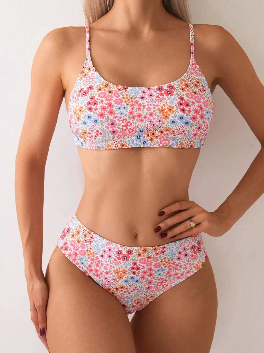 High Neck Brazilian Set Two Piece Set