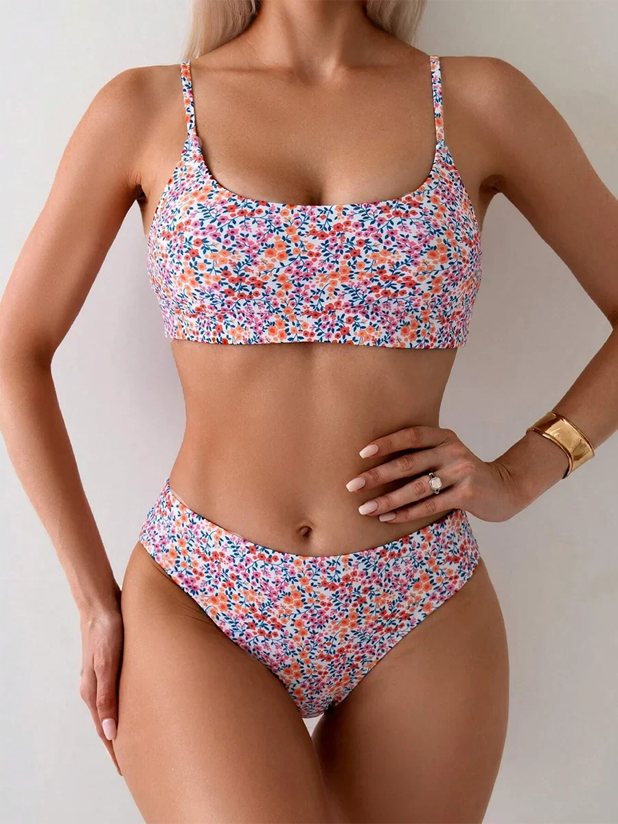 High Neck Brazilian Set Two Piece Set