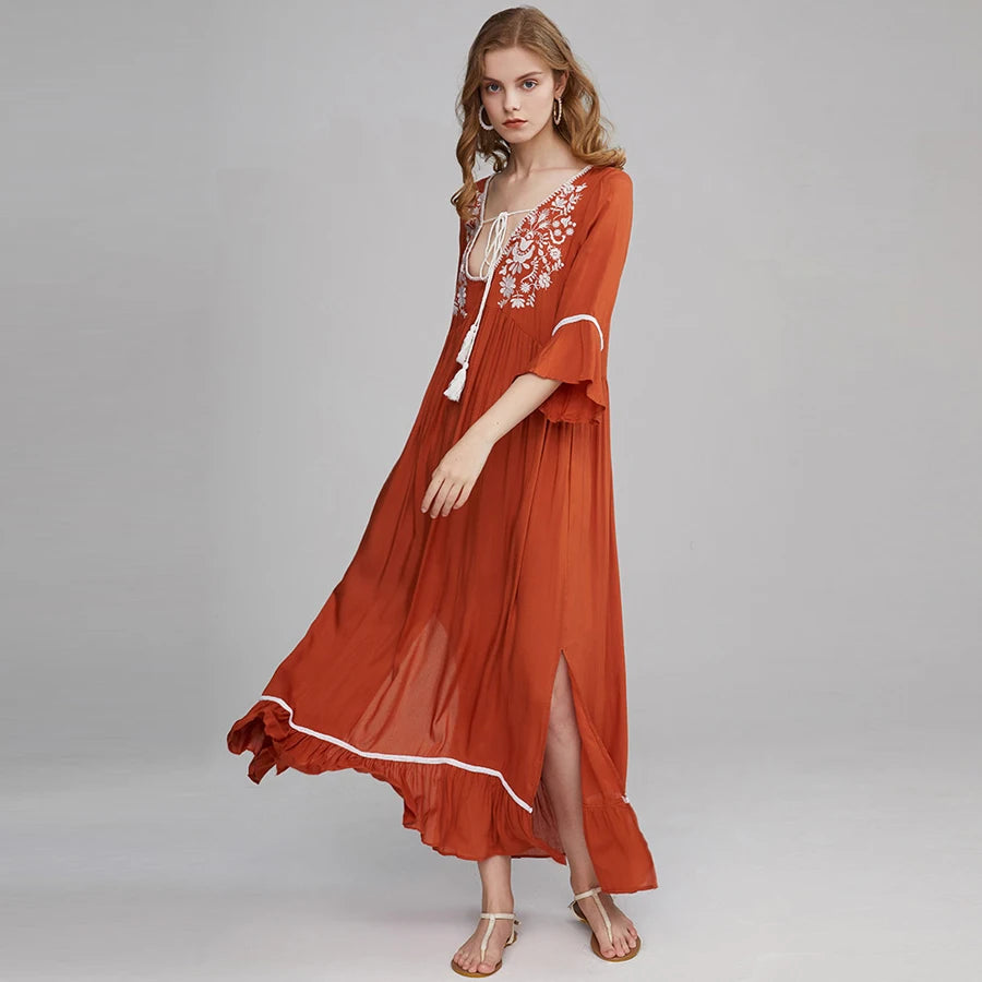 Soft Rayon Bohemian Dress – view 2