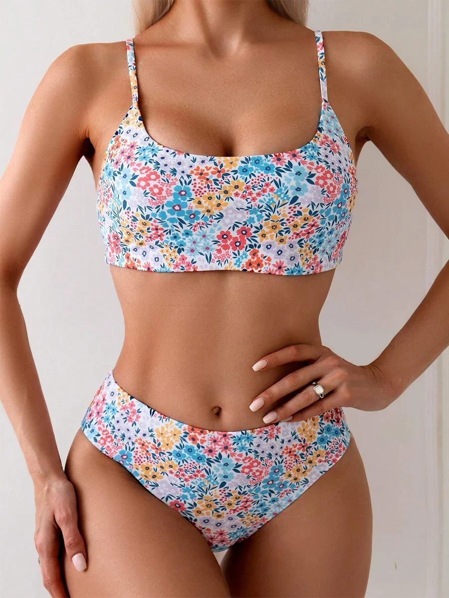 High Neck Brazilian Set Two Piece Set