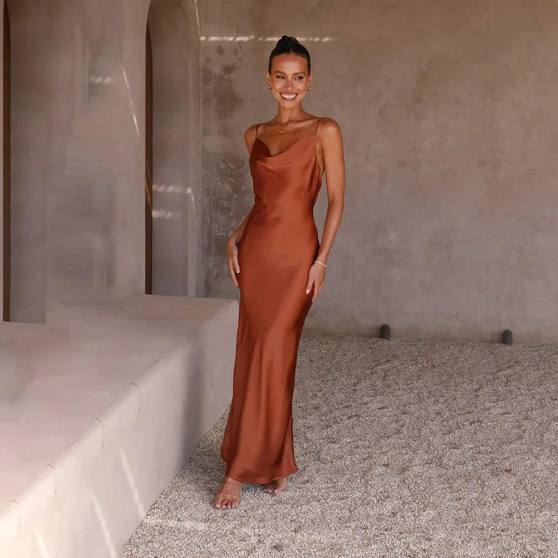 Sorrel | Radiant Satin Gown