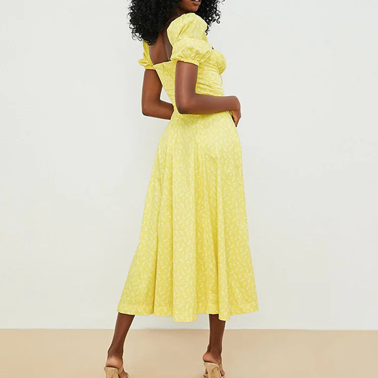 Tiny New Blossoming Narrow Fit Opening Camisole Blossoming Dress