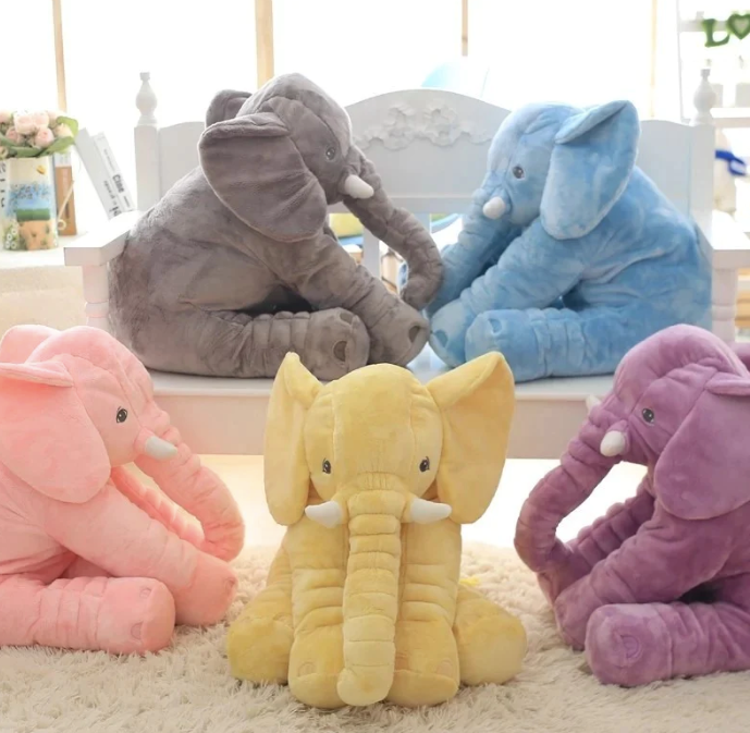 Baby Elephant Cuddle Pillow - Top-Rated Baby Pillow