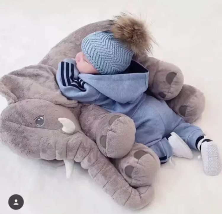 Baby Elephant Cuddle Pillow - Top-Rated Baby Pillow