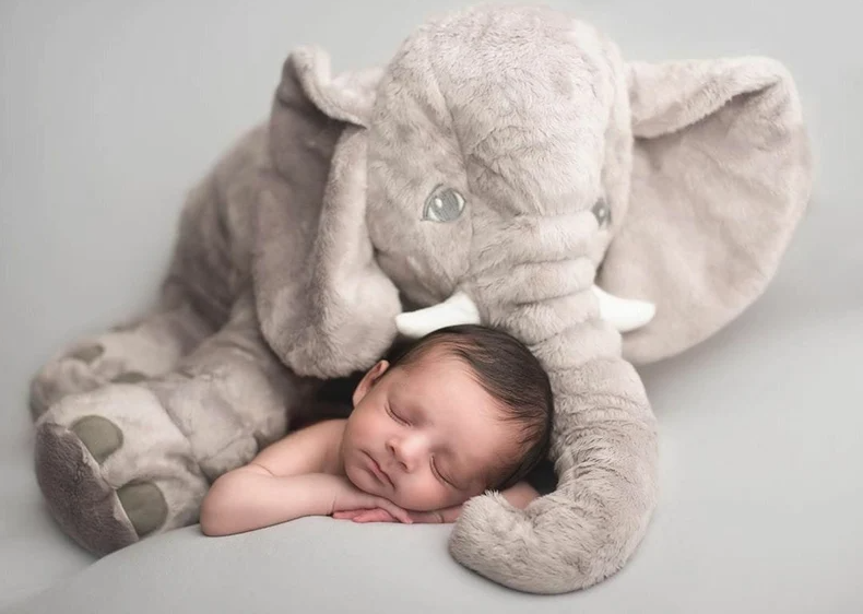 Baby Elephant Cuddle Pillow - Top-Rated Baby Pillow