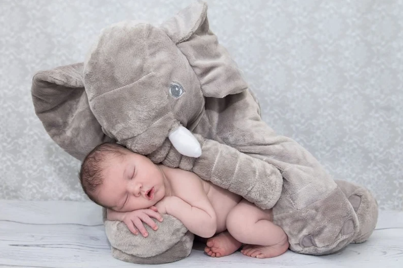 Baby Elephant Cuddle Pillow - Top-Rated Baby Pillow