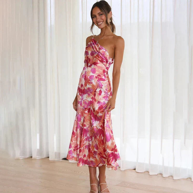 Zenobia | Petal Flame Dress