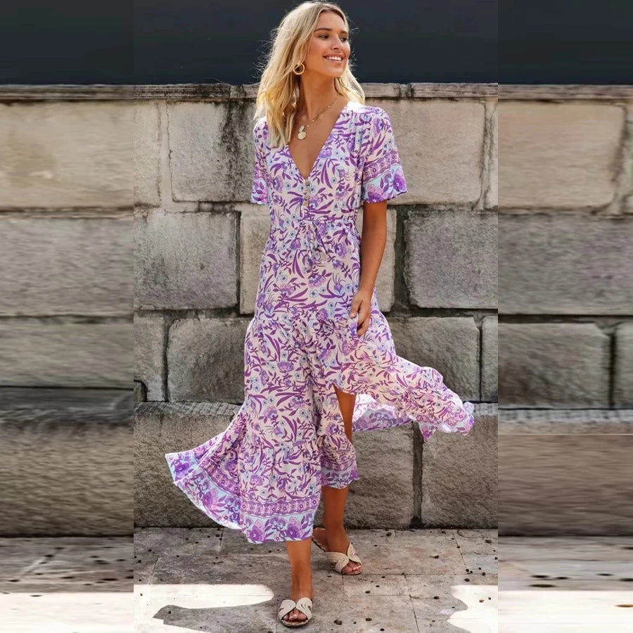 Violet Small Bohemian Dress – view 5