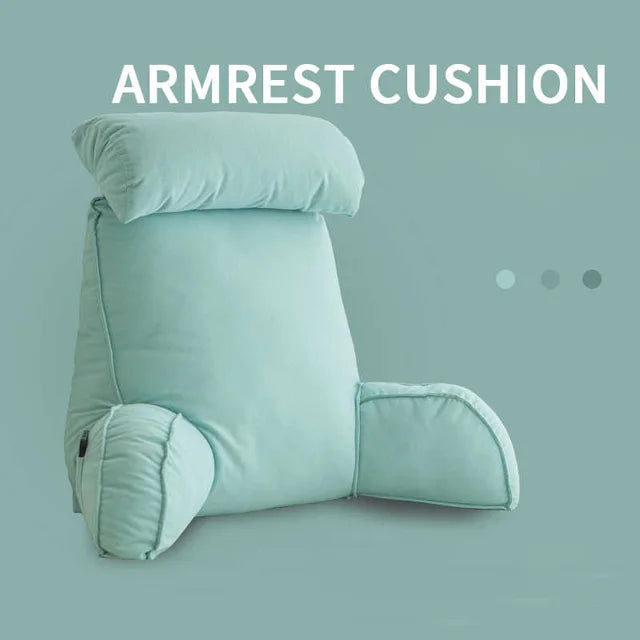 Back Rest Reading Pillow With Arm & Headrest