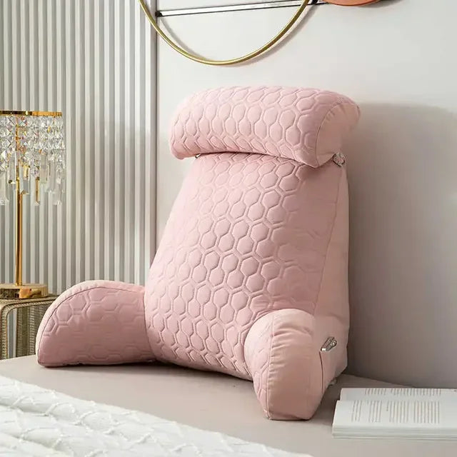 Back Rest Reading Pillow With Arm & Headrest