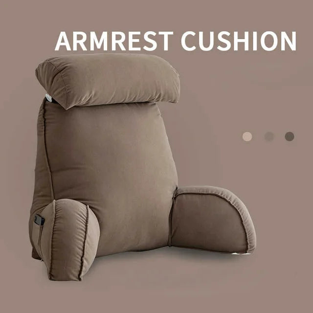 Back Rest Reading Pillow With Arm & Headrest