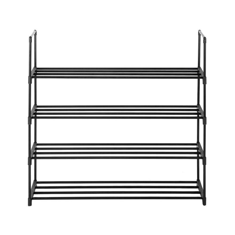 4 Tiers Shoe Rack | Light Weight, 20 Pairs, Iron Tubes