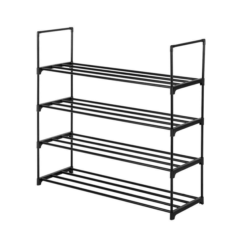 4 Tiers Shoe Rack | Light Weight, 20 Pairs, Iron Tubes