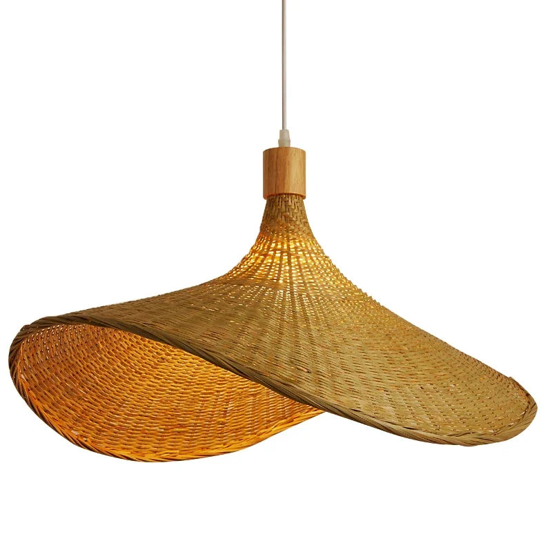 Bamboo Haven - Bamboo Wicker Pendant Lamp