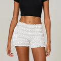 Frill Tiered Ruched Bloomer Short