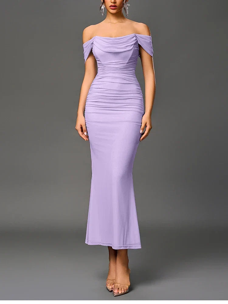 Off-Shoulder Corset Homecoming Dress
