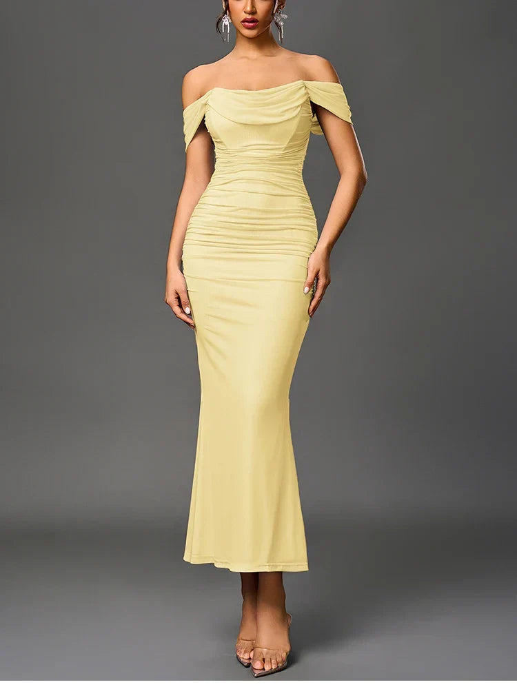 Off-Shoulder Corset Homecoming Dress