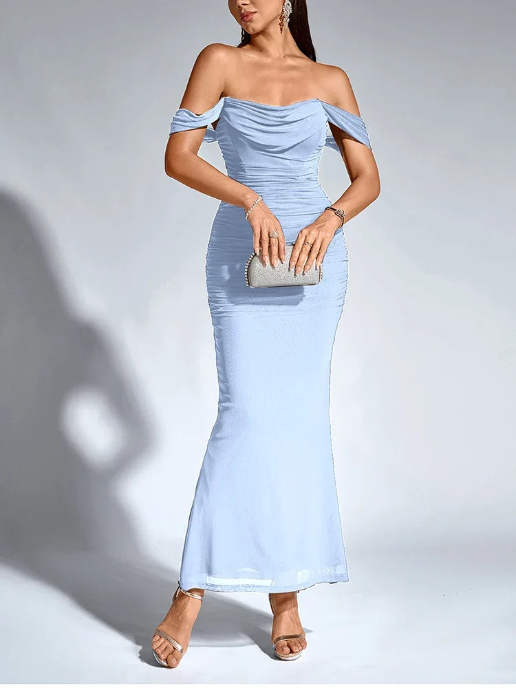 Off-Shoulder Corset Homecoming Dress