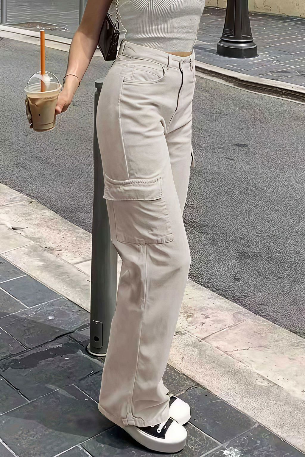 Pocket Cargo Straight Pants