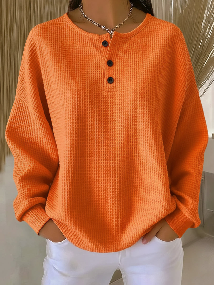 Anna | Women's Waffle Knit Sweater