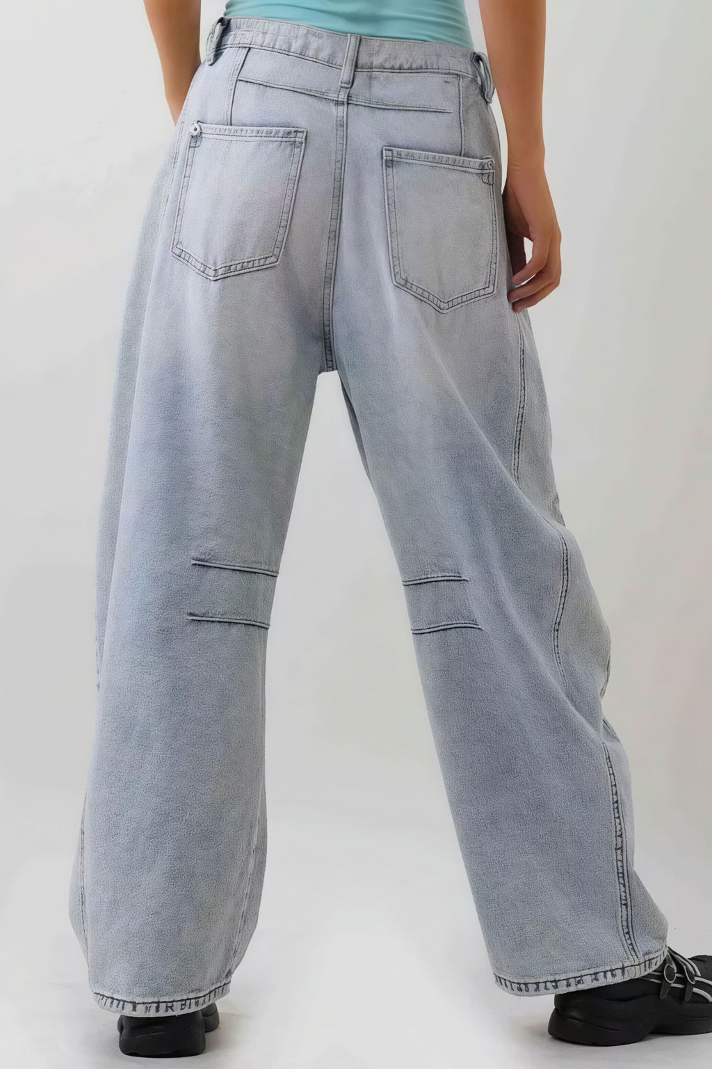 Vintage Distressed Heavy Loose Jeans