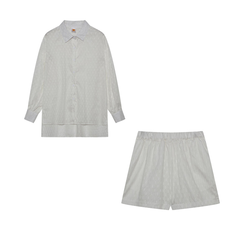 Cesca | Chic Shirt & Shorts Set ( Almost Out Of Stock)