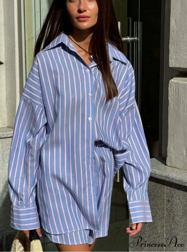 Woman wearing One-Button Shorts Work Set from Hicosy — view 2