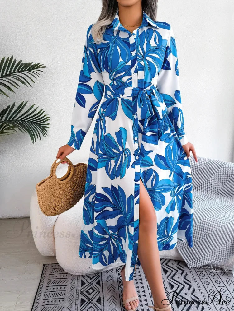 Bohemian Seaside Vacation Flowered Tunic Dress