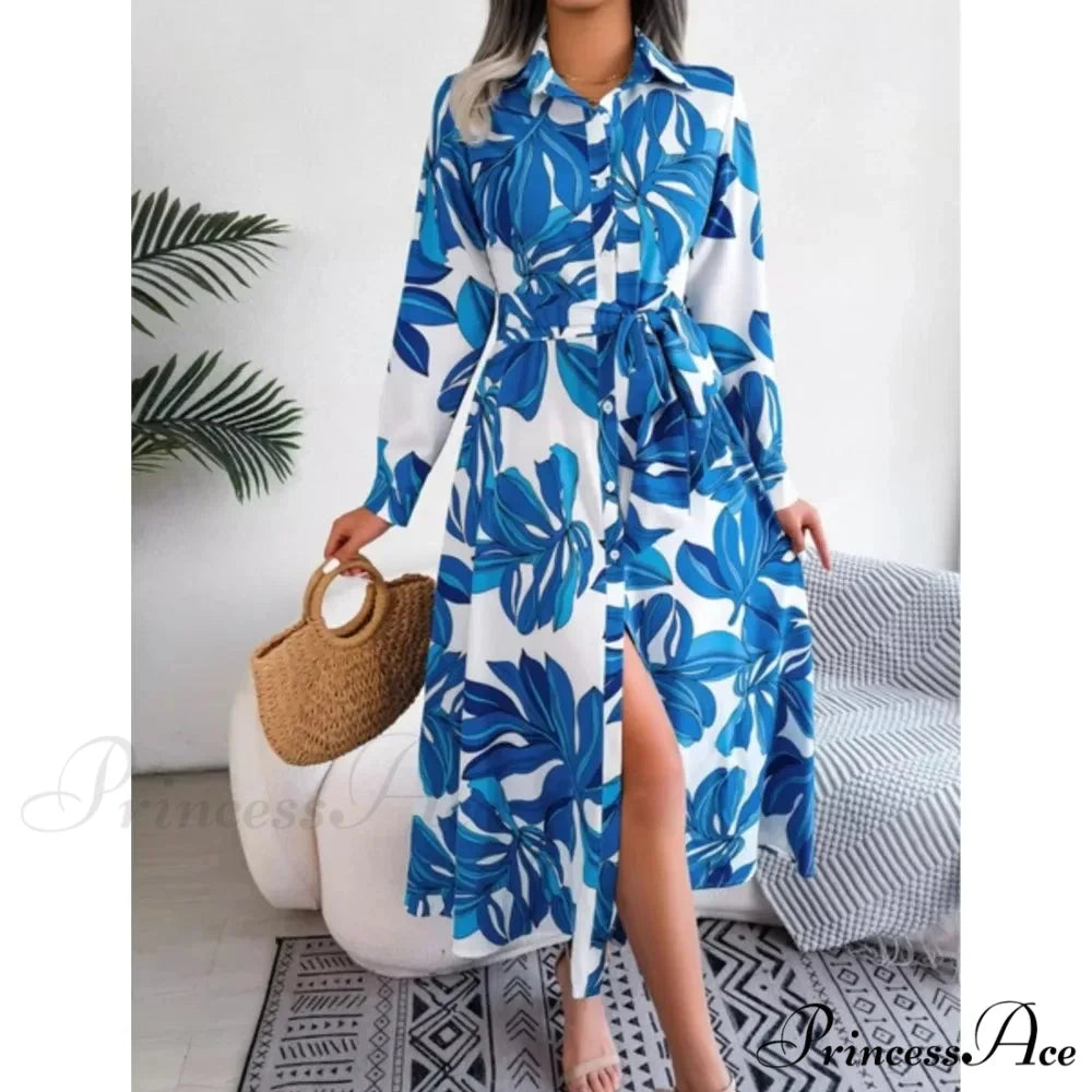Bohemian Seaside Vacation Flowered Tunic Dress