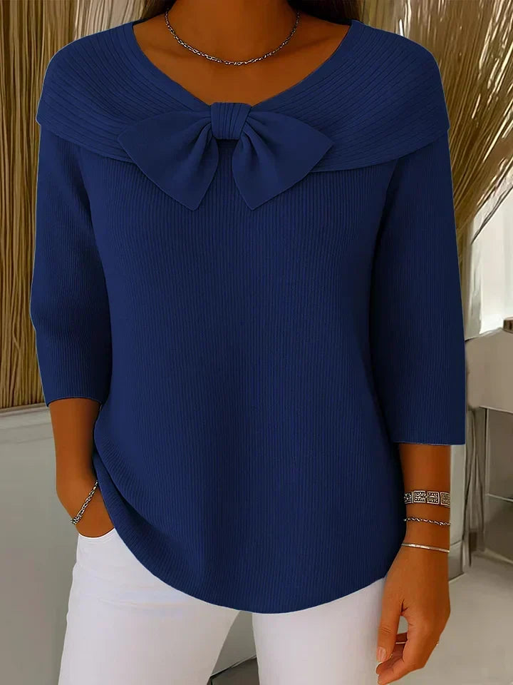 Neeko | Women's Bow Collar Sweater