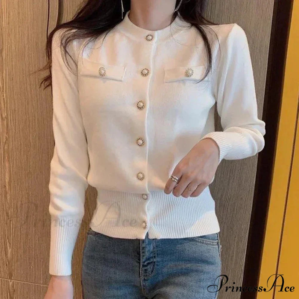 Chic Brief Retro Knitted Informal Cardigan